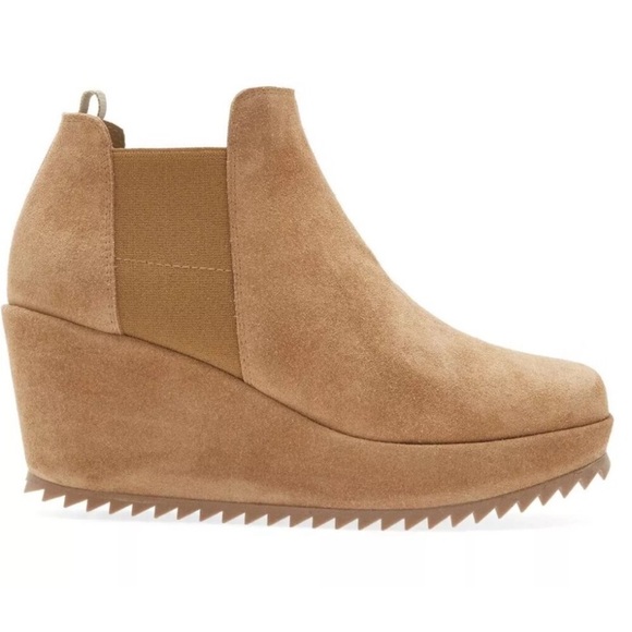 Pedro Garcia Fang Wedge Bootie in camel - Picture 2 of 7